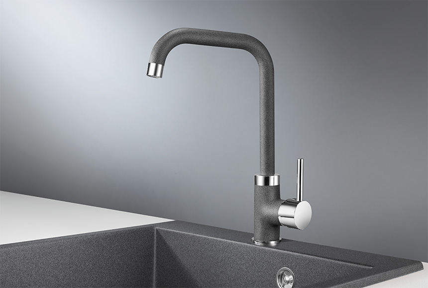 Смеситель для кухни Granula GR-0041 графит, 0041bg