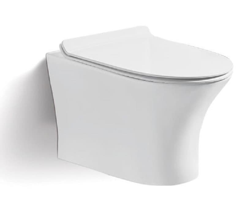 Унитаз подвесной Grossman GR-4444S безободковый с тонкой крышкой