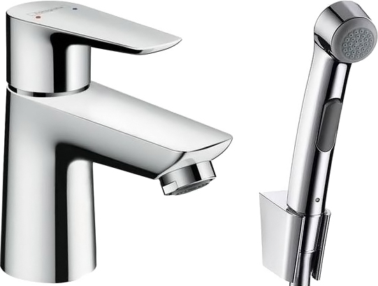Смеситель для раковины Hansgrohe Talis E 71729000 с гигиеническим душем