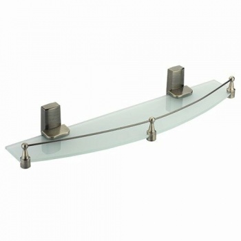 Полка стеклянная с бортиком Wasserkraft Exter K-5244