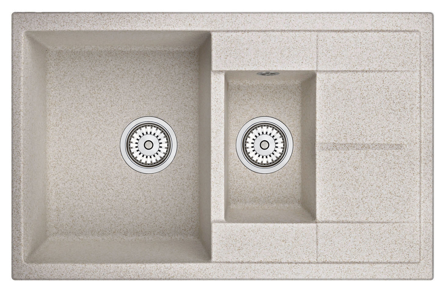 Мойка кухонная Granula прямоугольная кварц 7802, ПИРИТ