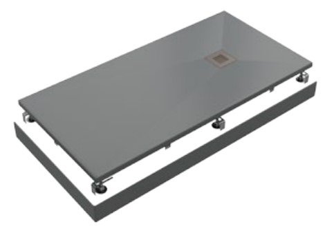 Экран для поддона Creto Ares 120x80, серый