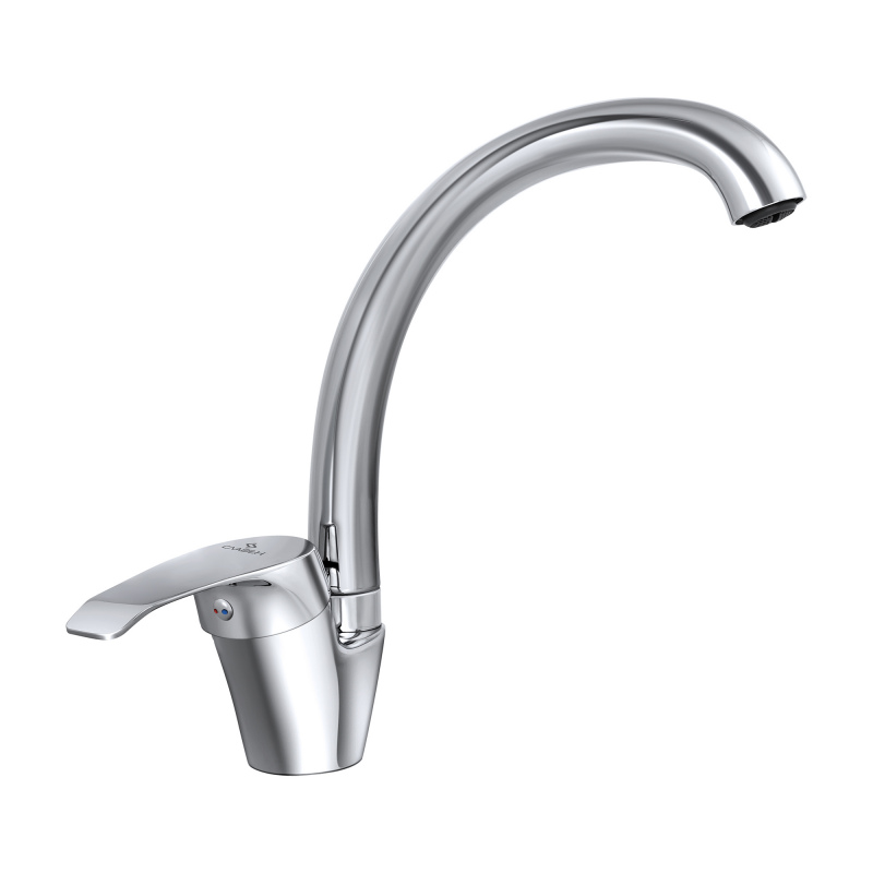 Смеситель для кухонной мойки с высоким изливом Славен СЛ-ОД-К22