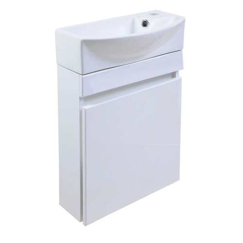 Тумба Emmy Мия 46 с раковиной Мелана (Правый, без ручки)