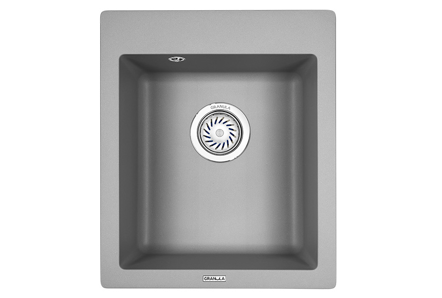 Мойка кухонная Granula квадратная кварц 4201, АЛЮМИНИУМ