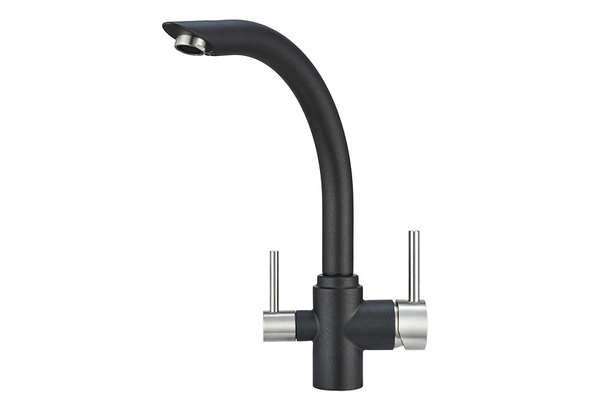 Смеситель для кухни Granula GR-2304 шварц, 2304sv