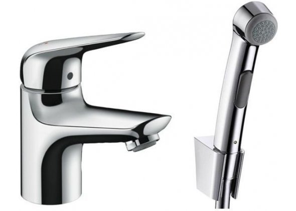 Смеситель для раковины с гигиеническим душем Hansgrohe Novus 71144000