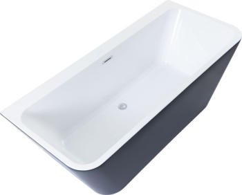 Акриловая ванна Aquanet Family Perfect 170x75 13775 Matt Finish (панель Black matte) 13775-MW-MB