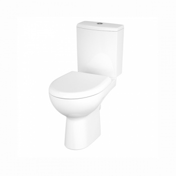 Унитаз напольный Cersanit Nature New Clean On S-KO-NTR011-3/5-COn-DL-w с сиденьем дюропласт