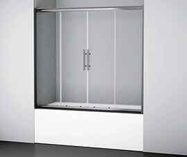 Стеклянная шторка на ванну Wasserkraft Amper 29S02-170