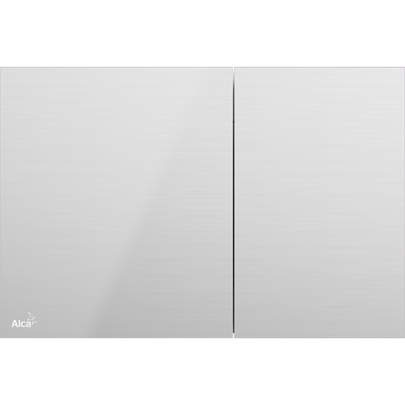 Клавиша смыва AlcaPlast FLAT INOX AIR, мат/глянец