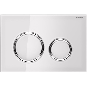 Клавиша смыва Geberit Sigma 21 115.884.SI.1 белый, хром глянец