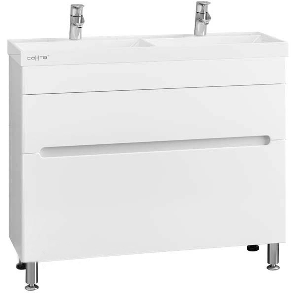 Тумба напольная Лондон 100 Санта 700174 (под раковину Юпитер с двойной чашей )