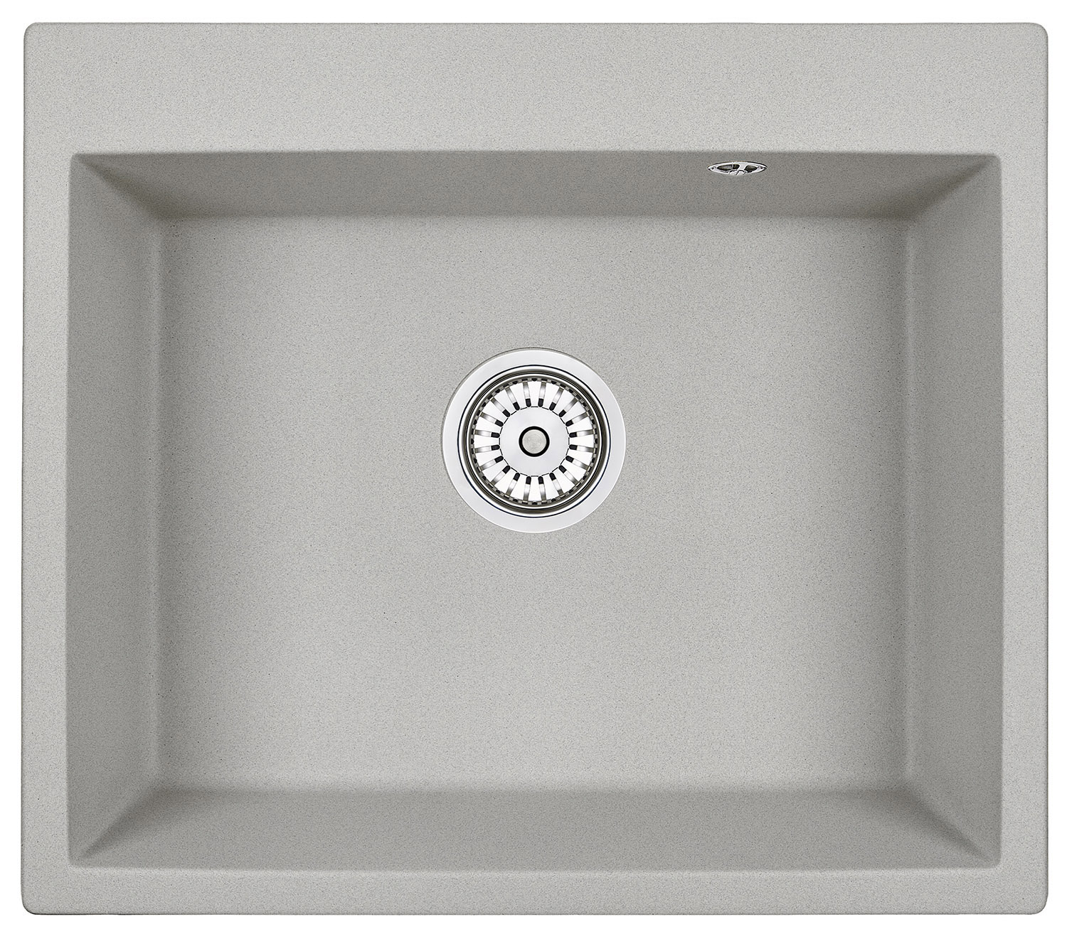 Мойка кухонная Granula квадратная кварц 6001, БАЗАЛЬТ
