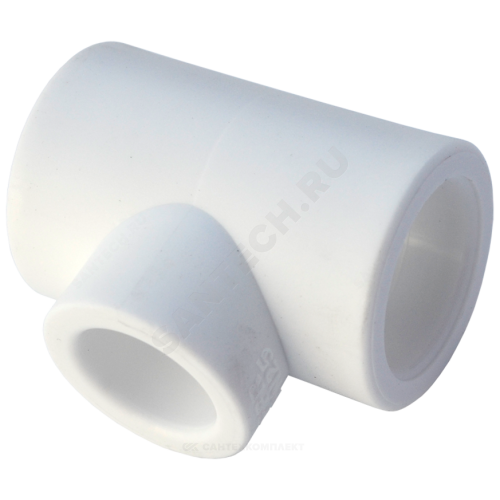 Тройник PP-R переходной белый внутренняя пайка Дн 40х50х40 RTP (РосТурПласт) 28807