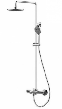 Душевая колонна с термостатическим смесителем для ванны Bravat Waterfall F639114C-A2-RUS
