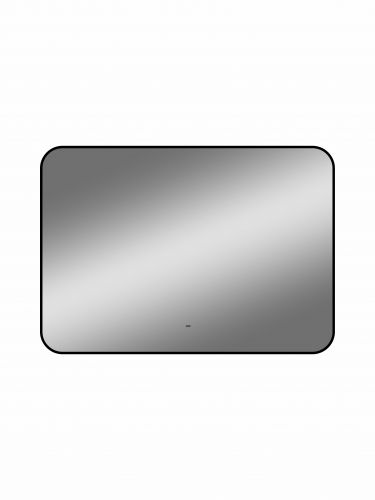 Зеркало Континент "Torry Led" с фоновой подсветкой, бесконтактным сенсором, черной окантовкой 1000х700