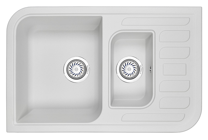 Мойка кухонная Granula прямоугольная кварц 7803, АРКТИК