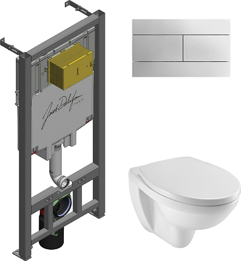 Комплект унитаз с инсталляцией Jacob Delafon Patio E21734RU-00