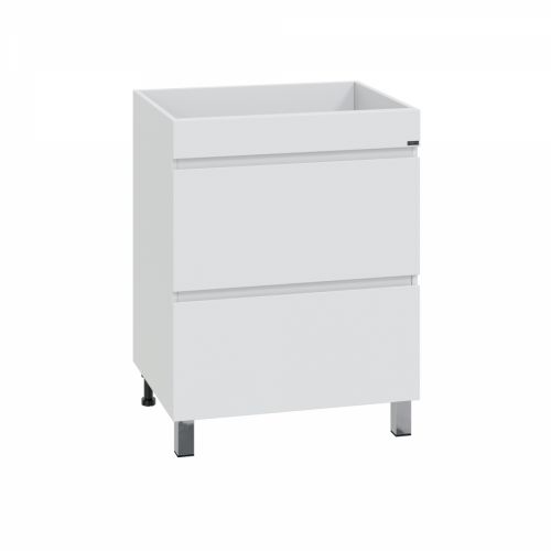 Тумба "Марс 69" 2 ящ, напольная (ум. Юпитер 1300*500 литой мрамор)