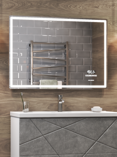 Зеркало VIGO Geometry Media 1000