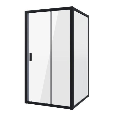 Душ.ограждение NG-82-9AB-A80B (90*80*190) прямоугольник, дверь раздвижная, 2 места