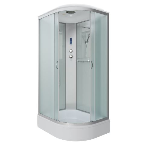 Душ.каб. NG-33394-14LP (1300х900х2150) средний поддон (26см) стекло МАТОВОЕ 4 места