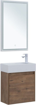 Мебель для ванной Aquanet Nova Lite 50 дуб рустикальный (с дверецей) 00302530