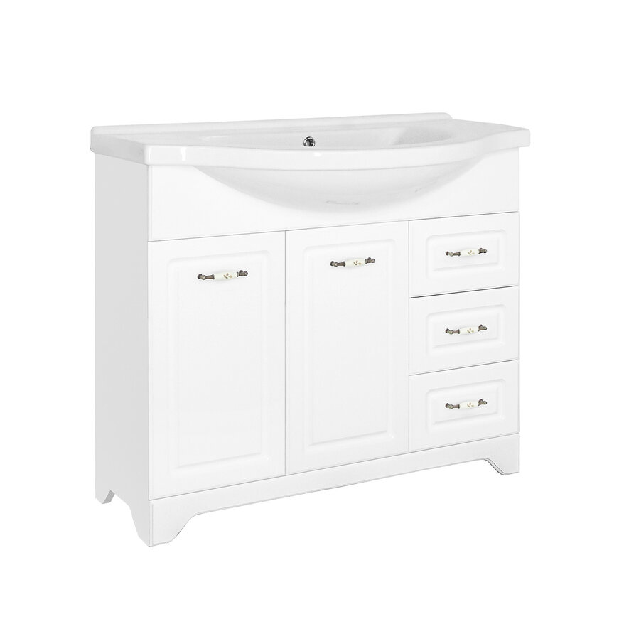 Тумба Style line Олеандр-2 100 под раковину Эльбрус 100