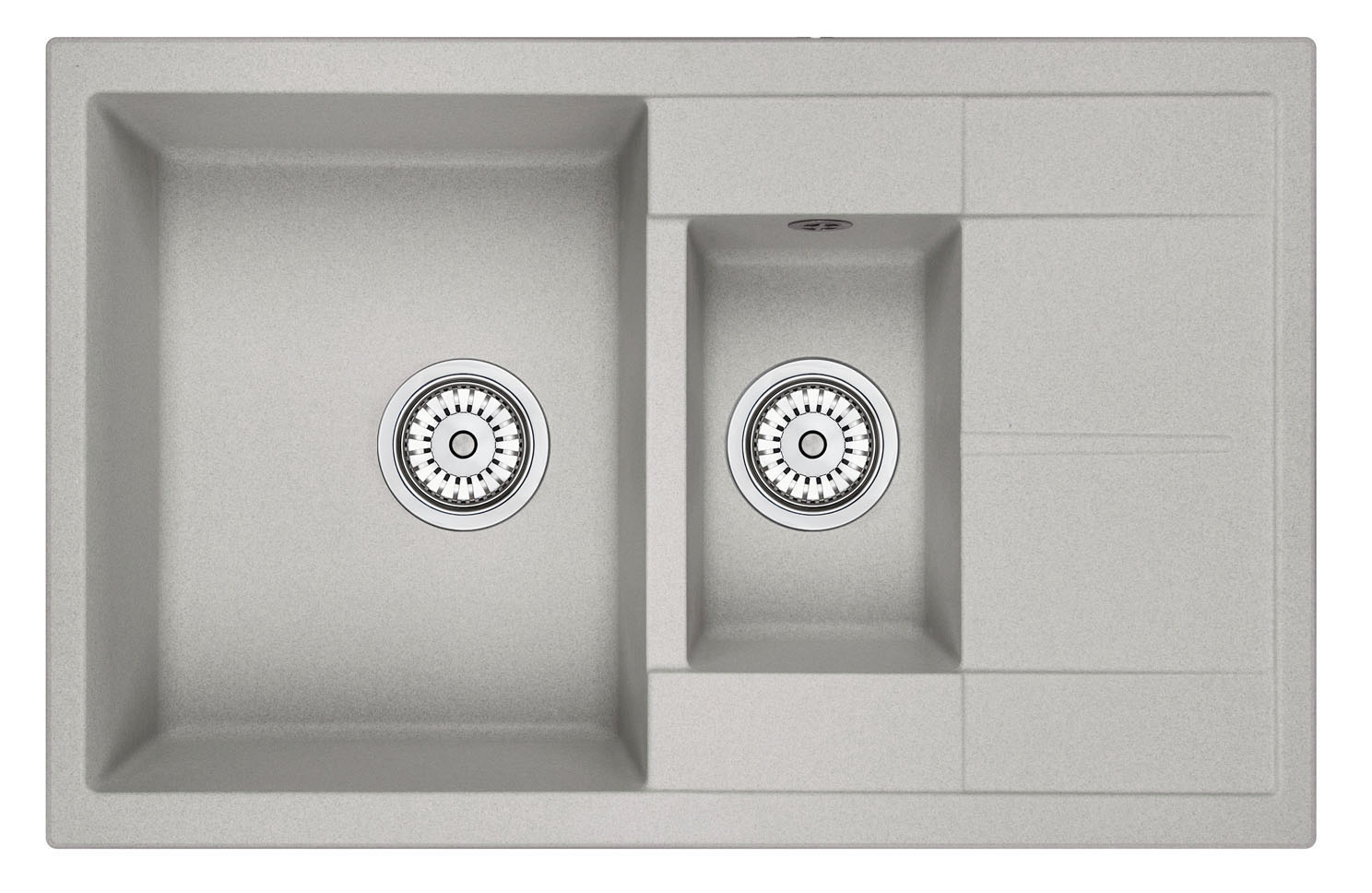 Мойка кухонная Granula прямоугольная кварц 7802, БАЗАЛЬТ