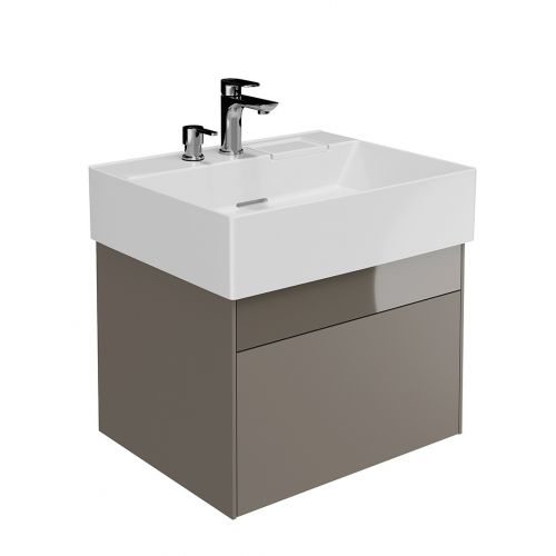 Тумба Kerama Marazzi LOGICA подвесная 2 ящика 60 см, песчаный