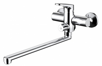 Смеситель для ванны c длинным изливом Bravat Eler F6191238CP-01L-RUS