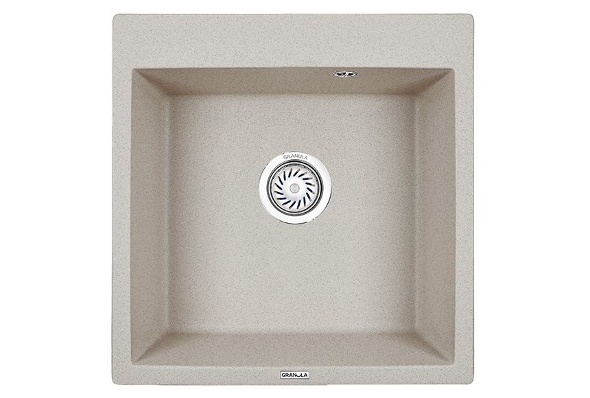 Мойка кухонная Granula квадратная кварц 5102, КЛАССИК