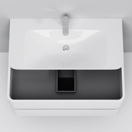 M30WPC1001WG Sensation, раковина мебельная , искусственный мрамор, 100 см, встроенная в столешницу,