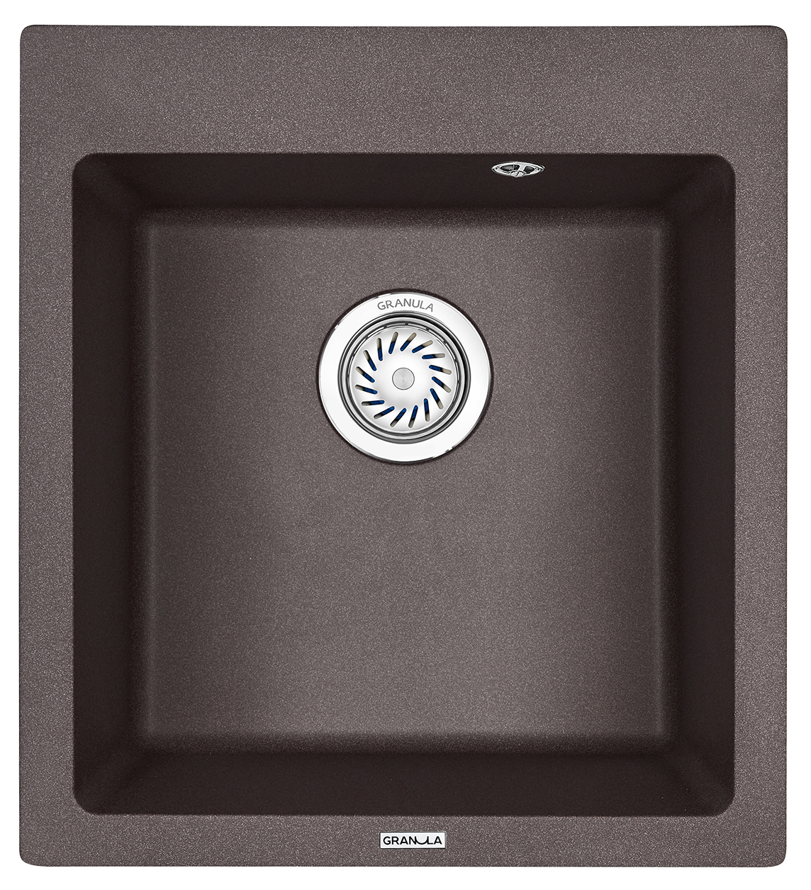 Мойка кухонная Granula квадратная кварц 4651, ЭСПРЕССО