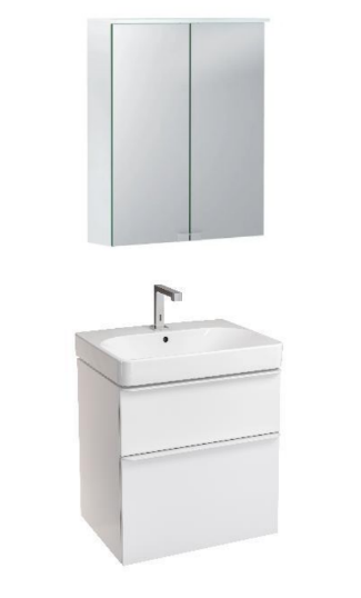 Комплект мебели "Идеальная тройка" Geberit Smyle 60 см 529.352.00.6 (витринный образец)
