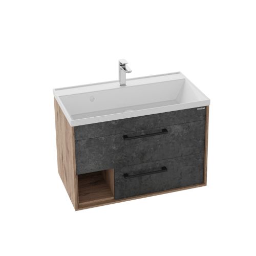 Тумба под раковину подвесная Grossman Реал 80 см 108009