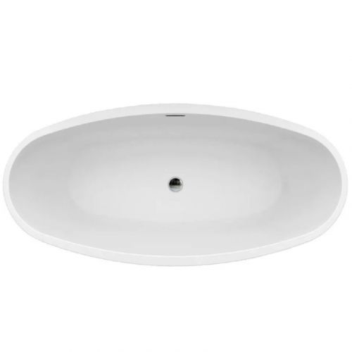 Ванна акриловая Azario CRANSTON 1700x800x580, свободностоящая, в комплекте с сифоном и металлической рамой, белая (CRA17080)