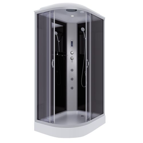 Душ.каб. NG-3512-14RF (1200х800х2150) низкий поддон(13см) стекло ТОНИРОВАННОЕ 3 места