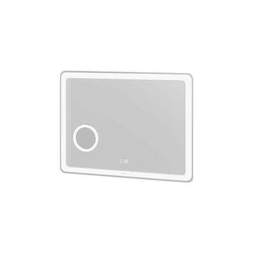 Зеркало LEO (1000*800*45) LED с сенсорным выкл.,гравировкой,подогревом и увеличительным стеклом