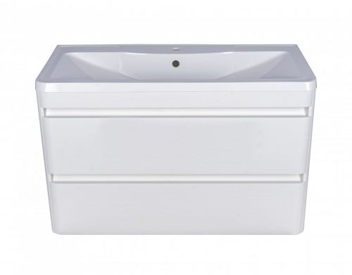 Тумба подвесная Style line Атлантика 90, Люкс антискрейч, под раковину, PLUS