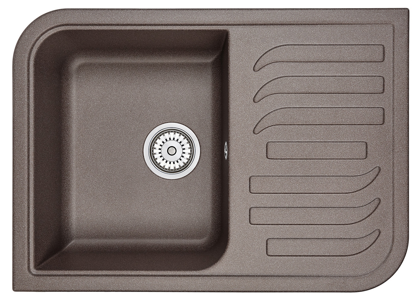 Мойка кухонная Granula прямоугольная кварц 7001, ЭСПРЕССО