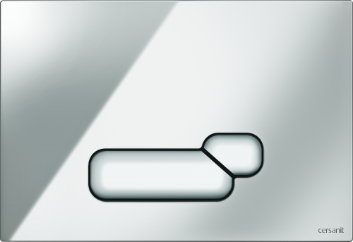 Клавиша ACTIS для инсталляций Cersanit LINK PRO/VECTOR/LINK/HI-TEC пластик хром глянцевый P-BU-ACT/Cg