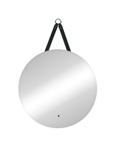 Зеркало Континент "Best Led" D650 на ремне из натуральной кожи черного цвета с бесконтактным сенсором