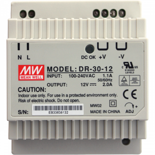 Блок питания AlcaPlast 230V AC/12V DC/30W, IP20 AEZ311