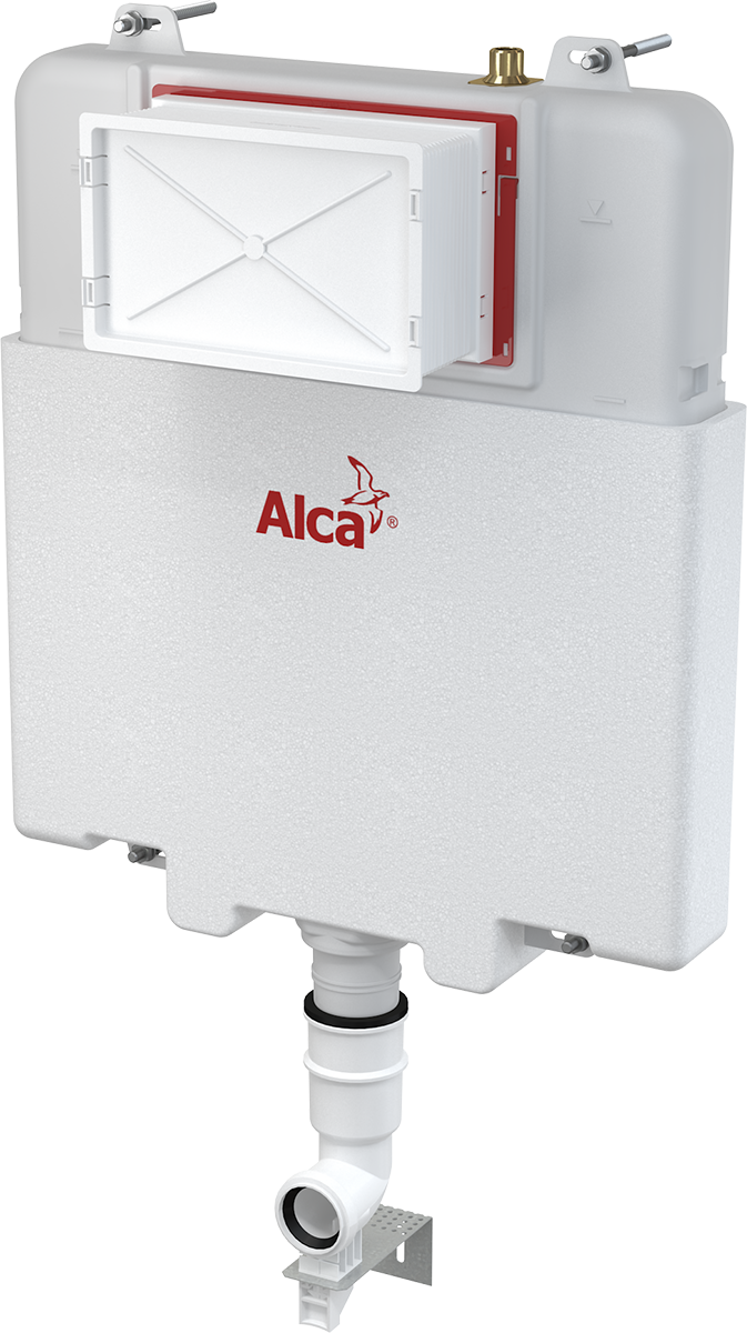 Смывной бачок скрытого монтажа для унитаза AlcaPlast Basicmodul Slim AM1112