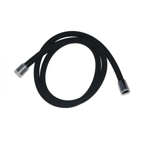 Шланг для душа, черный матовый, силиконовый, 1,2м, Optima Home, IDDIS, OPH12BLi19