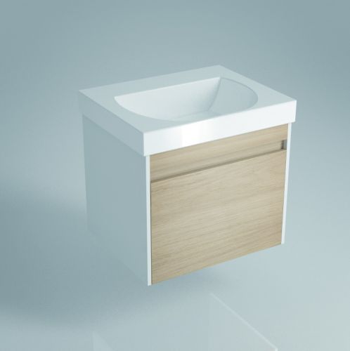 Тумба для раковины Kerama Marazzi Buongiorno 60 см BGN.60.1+1\OAK