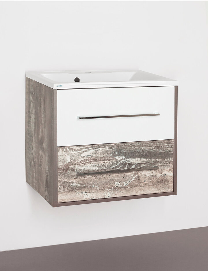 Тумба подвесная Style line Экзотик 65, Бали 65, под раковину, PLUS