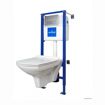 Комплект Cersanit CARINA NEW CLEAN ON унитаз + инсталляция S-SET-CARC/LPRO/S-DL/Cm-w